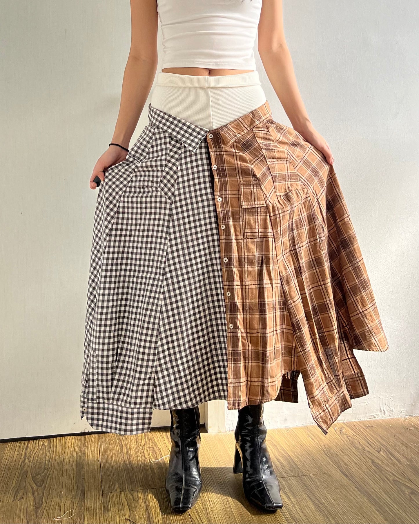 Button-up Maxi Skirt 021