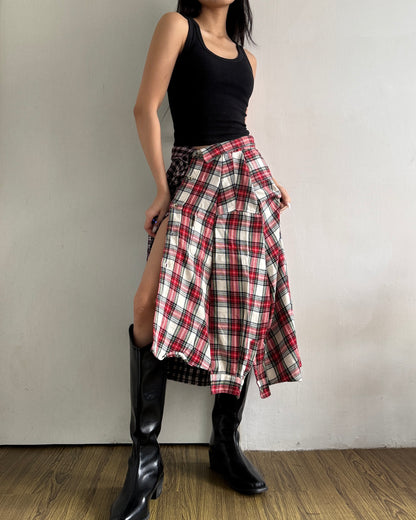 Button-Up Maxi Skirt 056
