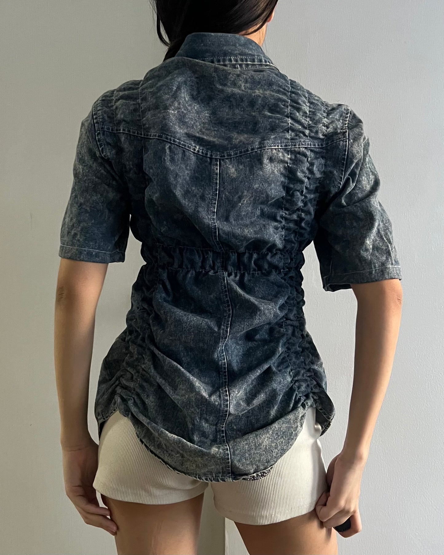 Ruched Shirt 009