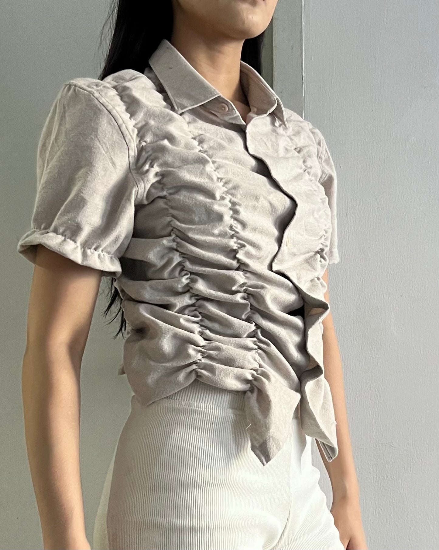 Ruched Shirt 011