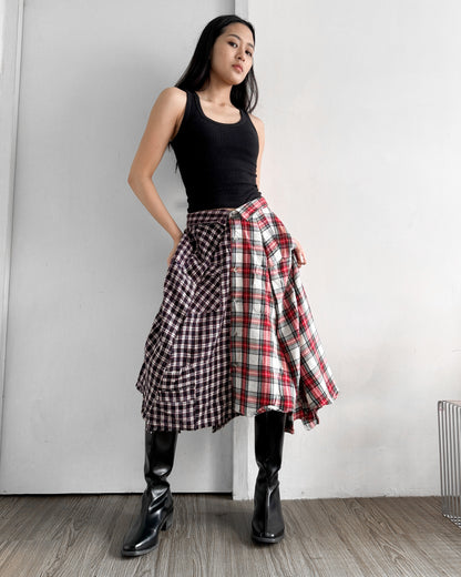 Button-Up Maxi Skirt 056