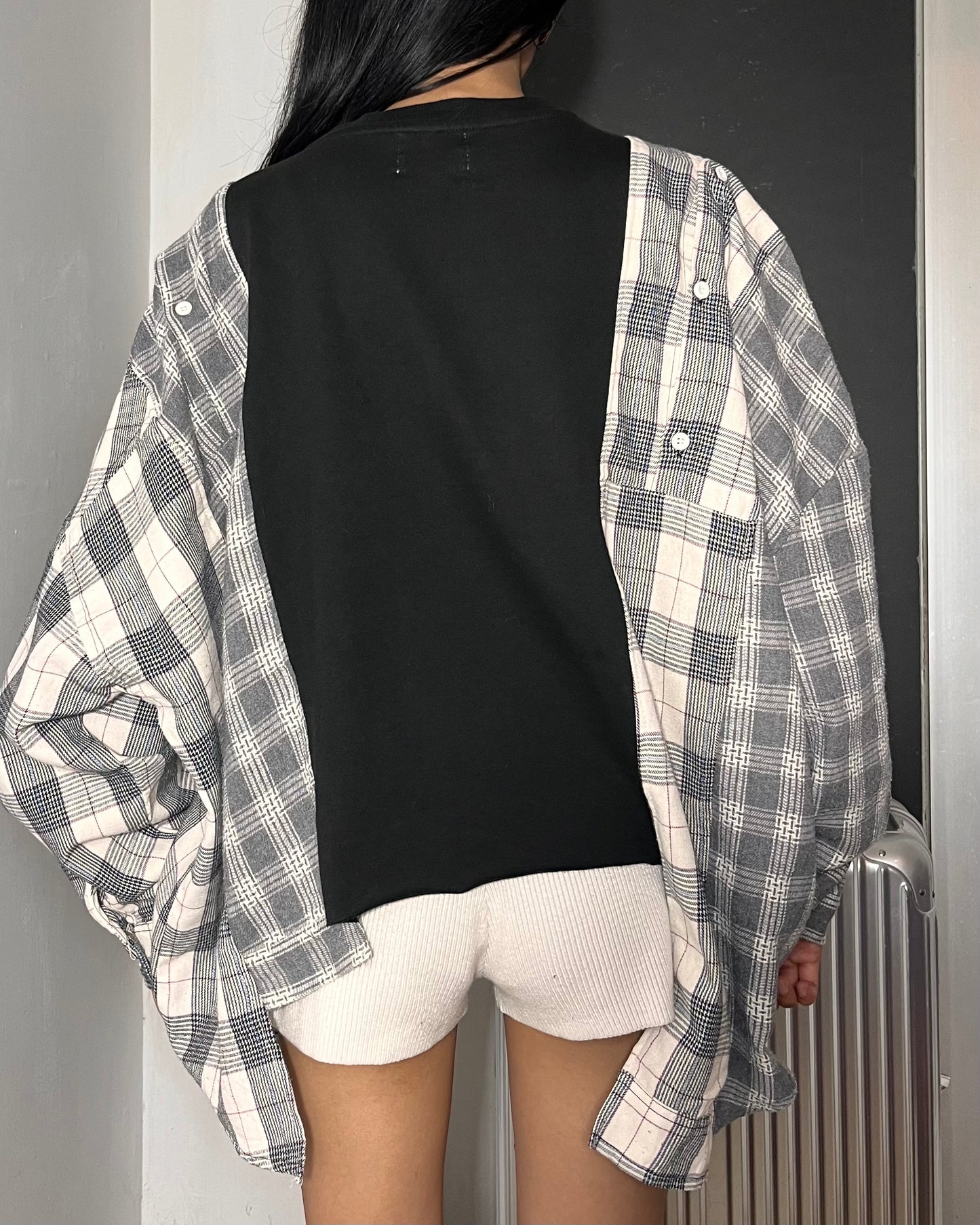 Deconstructed Flannel Shirt 011