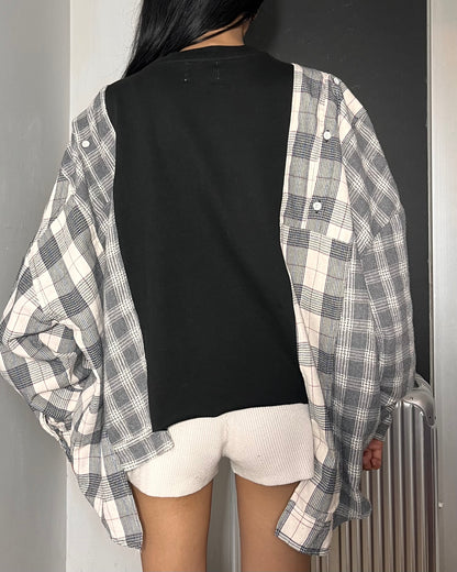 Deconstructed Flannel Shirt 011