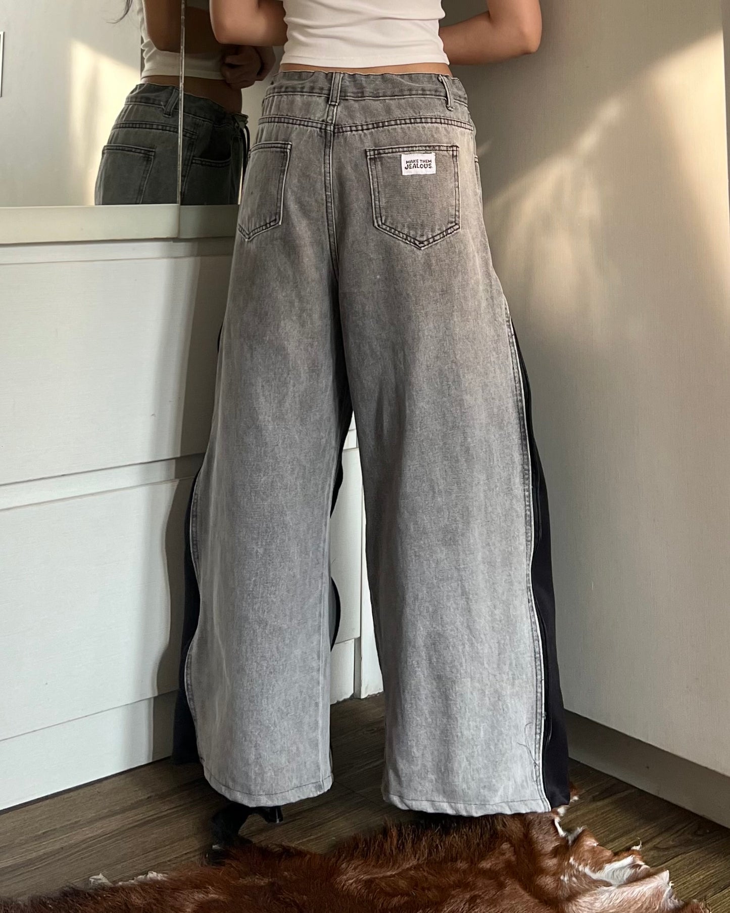 [BIG SIZE] Zipper Pants 0101