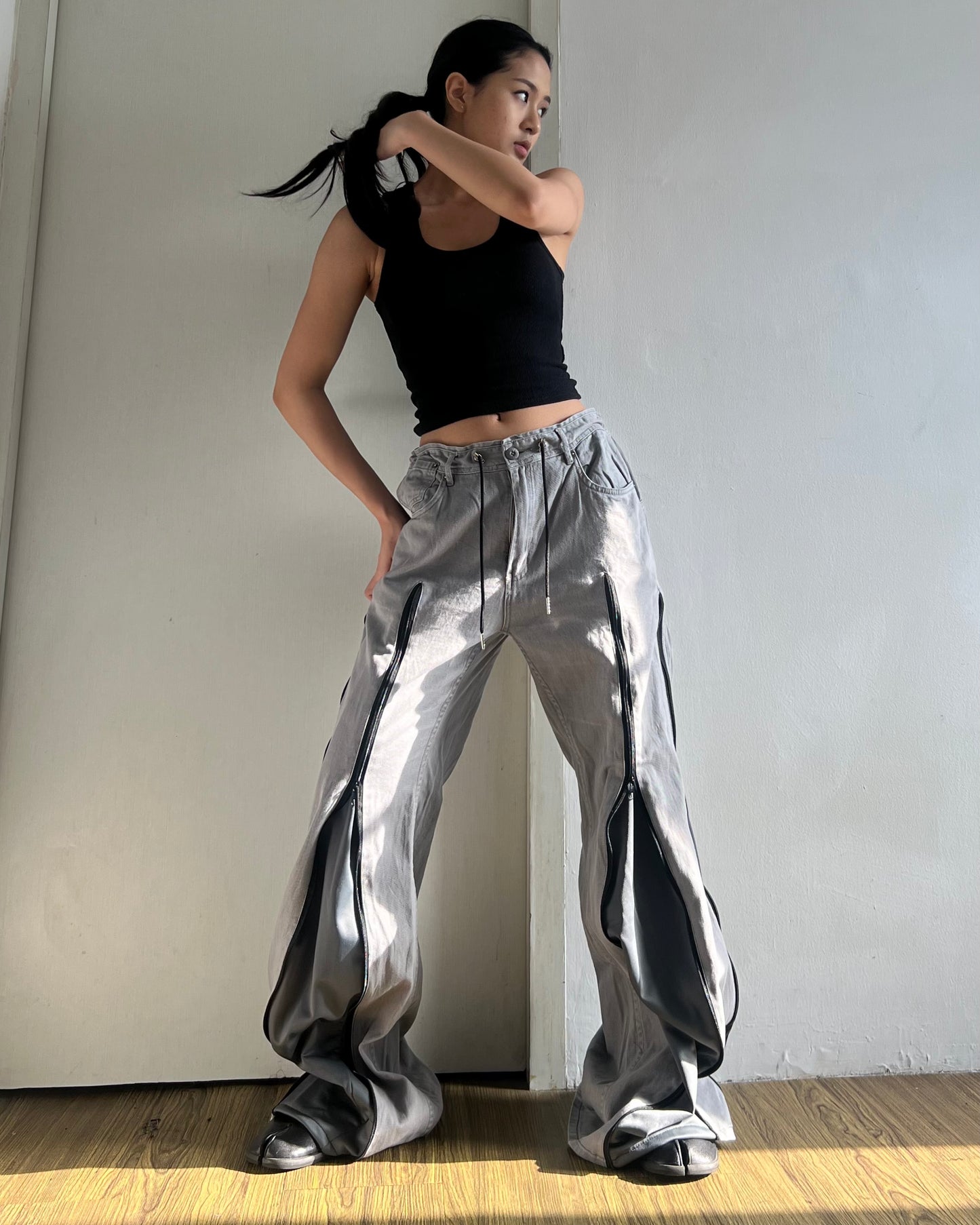 [BIG SIZE] Zipper Pants 0202