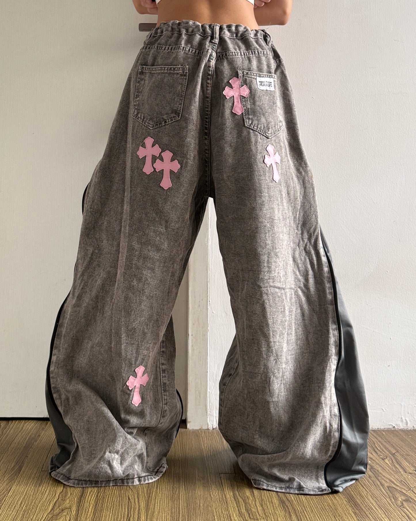 [BIG SIZE] Zipper Pants 0244