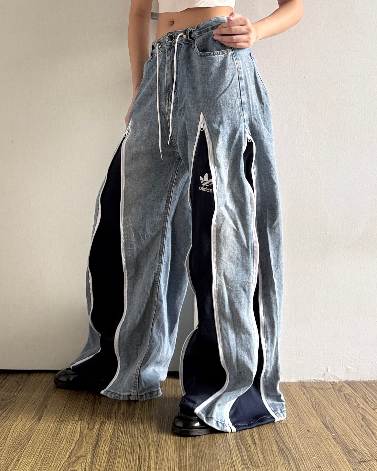 [BIG SIZE] Zipper Pants 0253