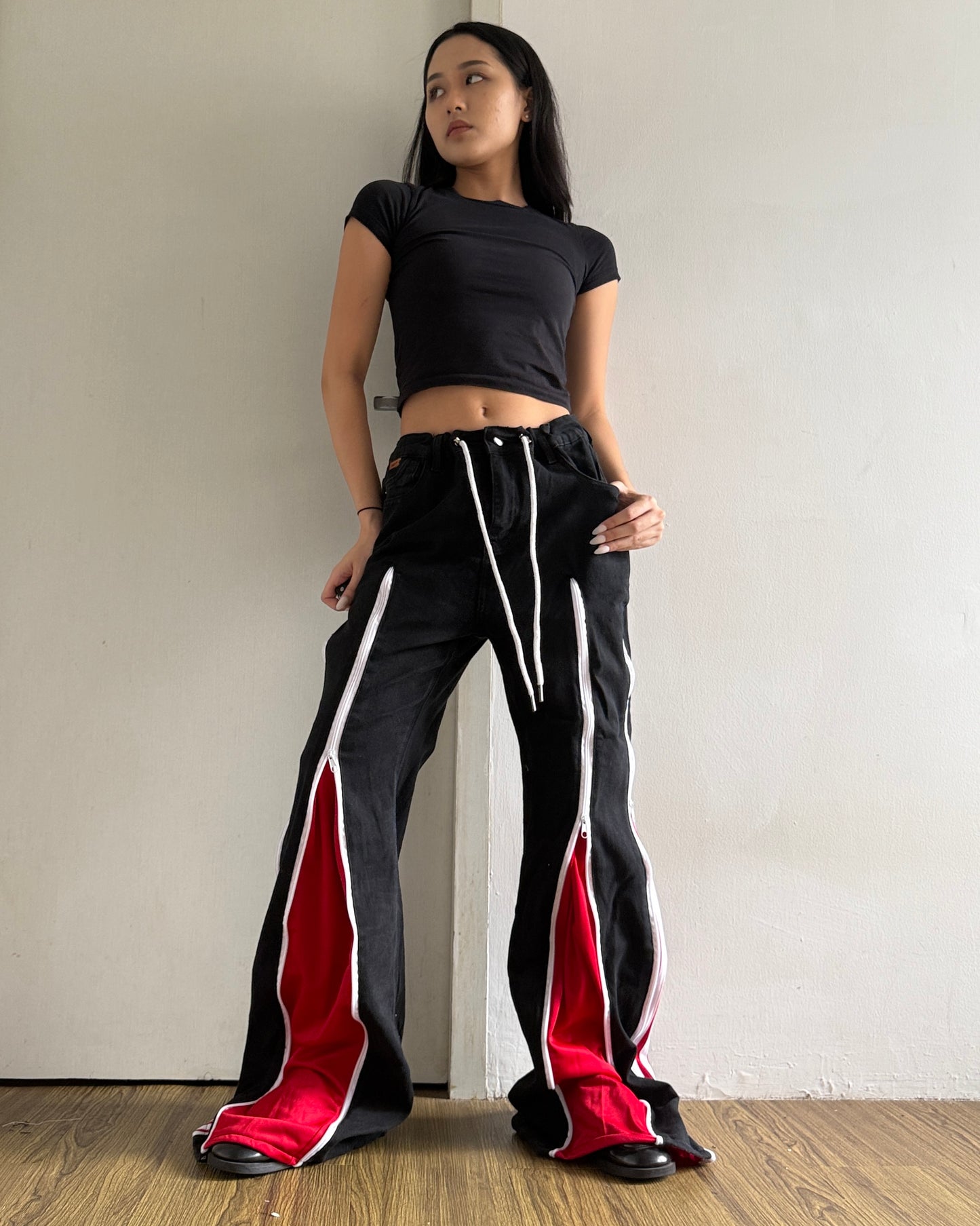 [BIG SIZE] Zipper Pants 0277