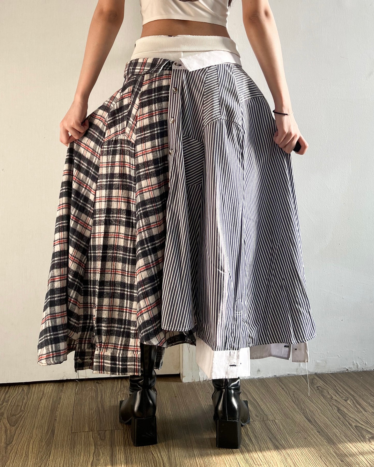 Button-up Maxi Skirt 032