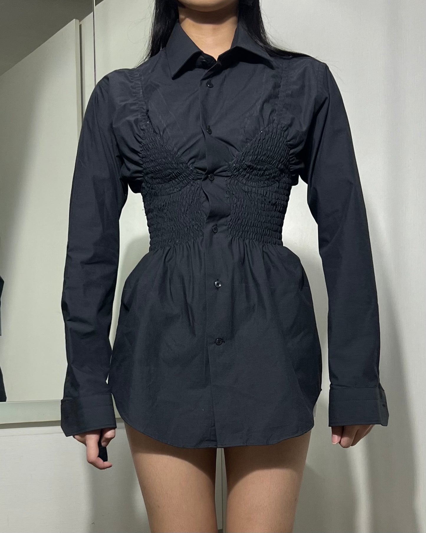 Smocked Shirt 002