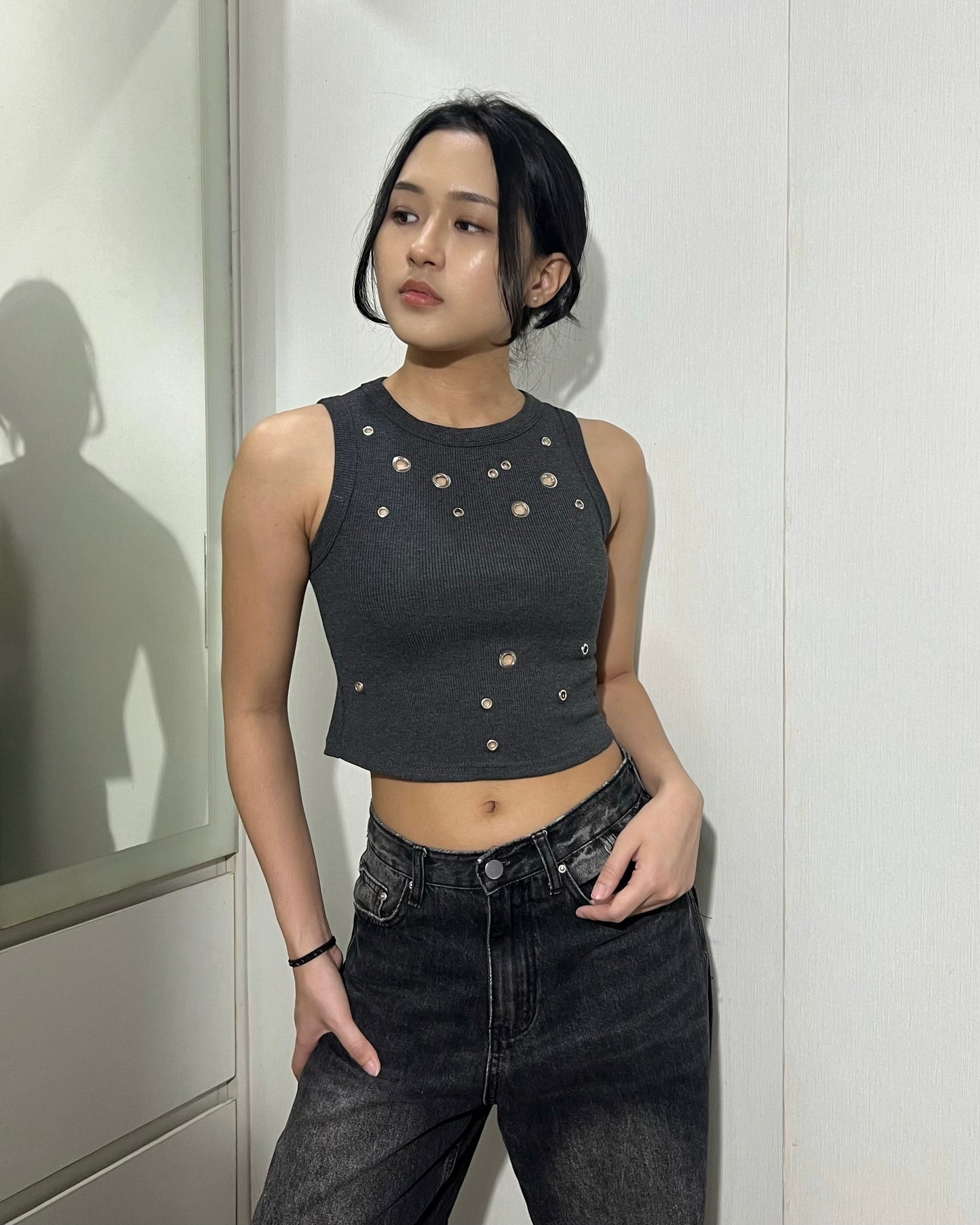 Eyelet Rib Tank 004