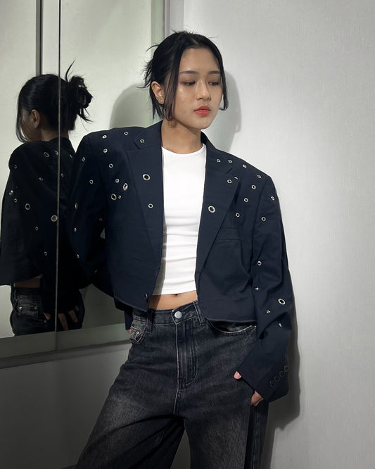 Eyelet Blazer 016