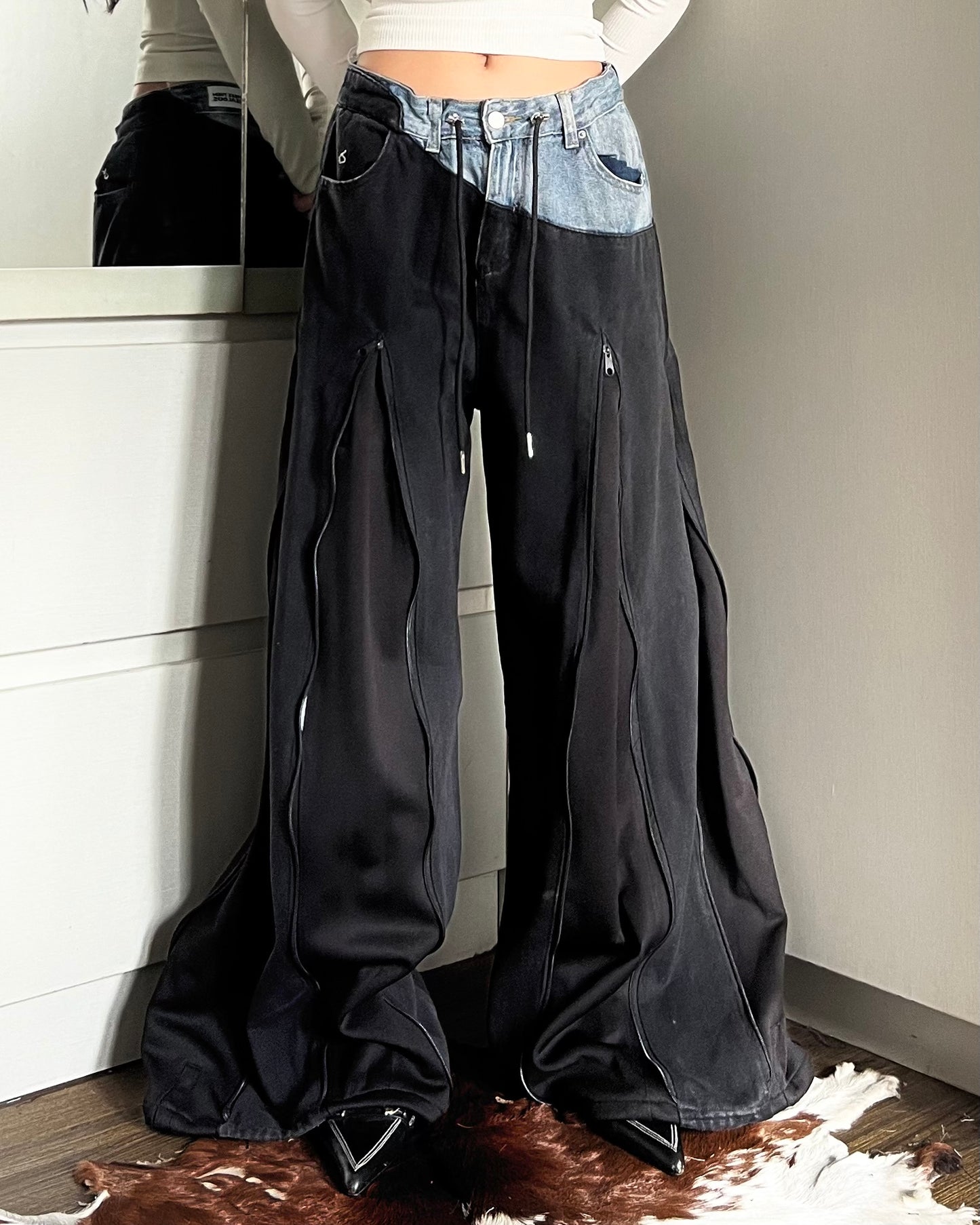 Zipper Pants 083