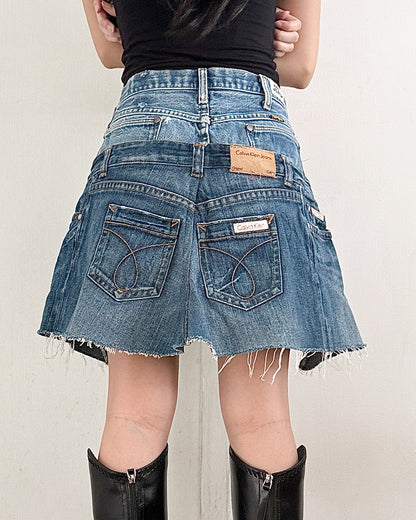 Doubled Mini Skirt 005