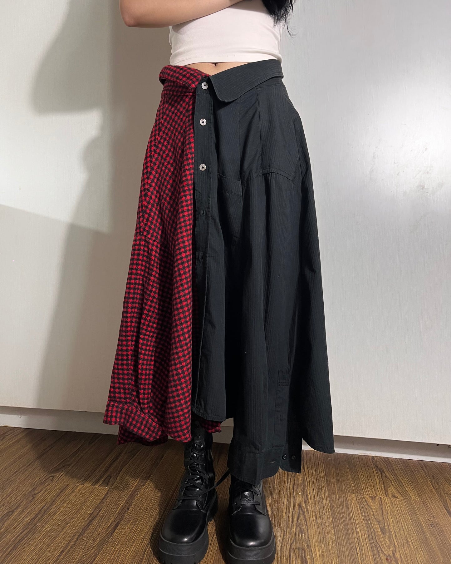 Button-up Maxi Skirt 009