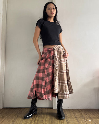 Button-Up Maxi Skirt 063