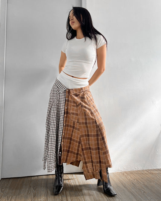 Button-up Maxi Skirt 021