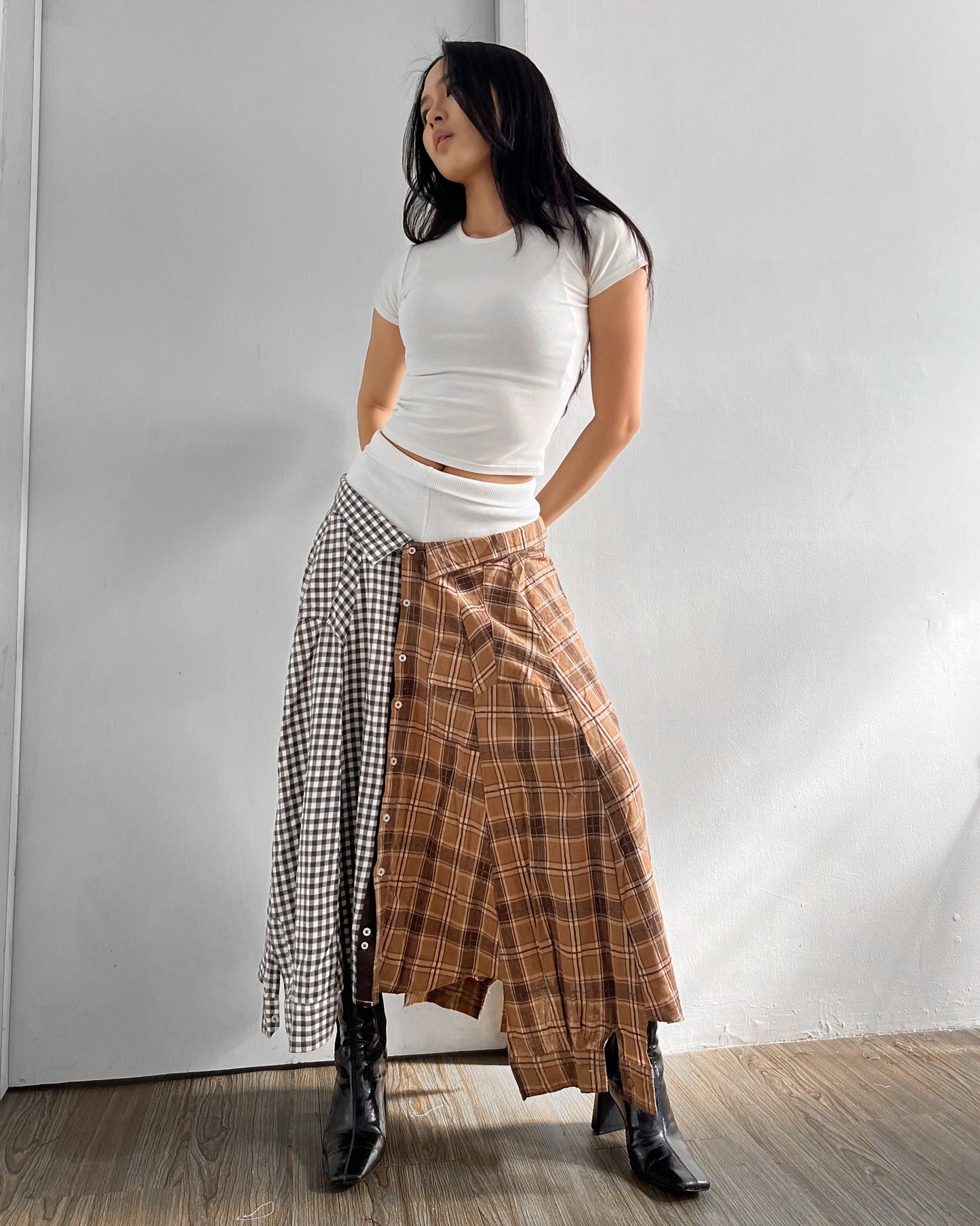 Button-up Maxi Skirt 021