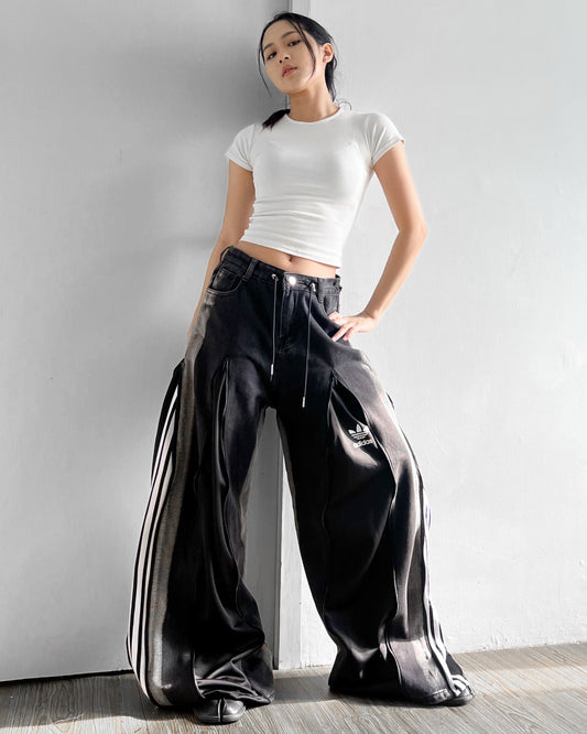 [BIG SIZE] Zipper Pants 0178