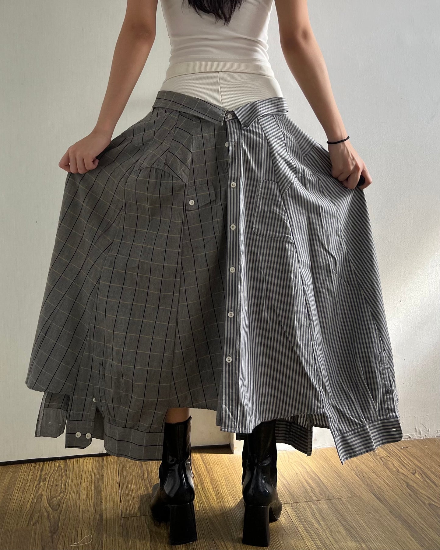 Button-up Maxi Skirt 023