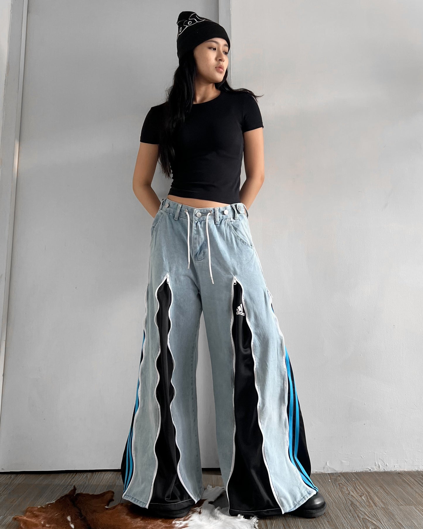 [BIG SIZE] Zipper Pants 0139