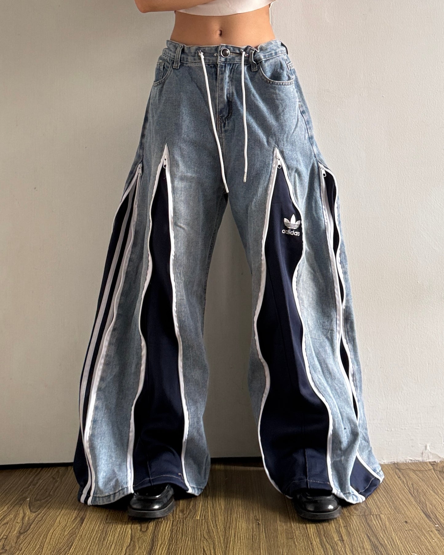 [BIG SIZE] Zipper Pants 0253