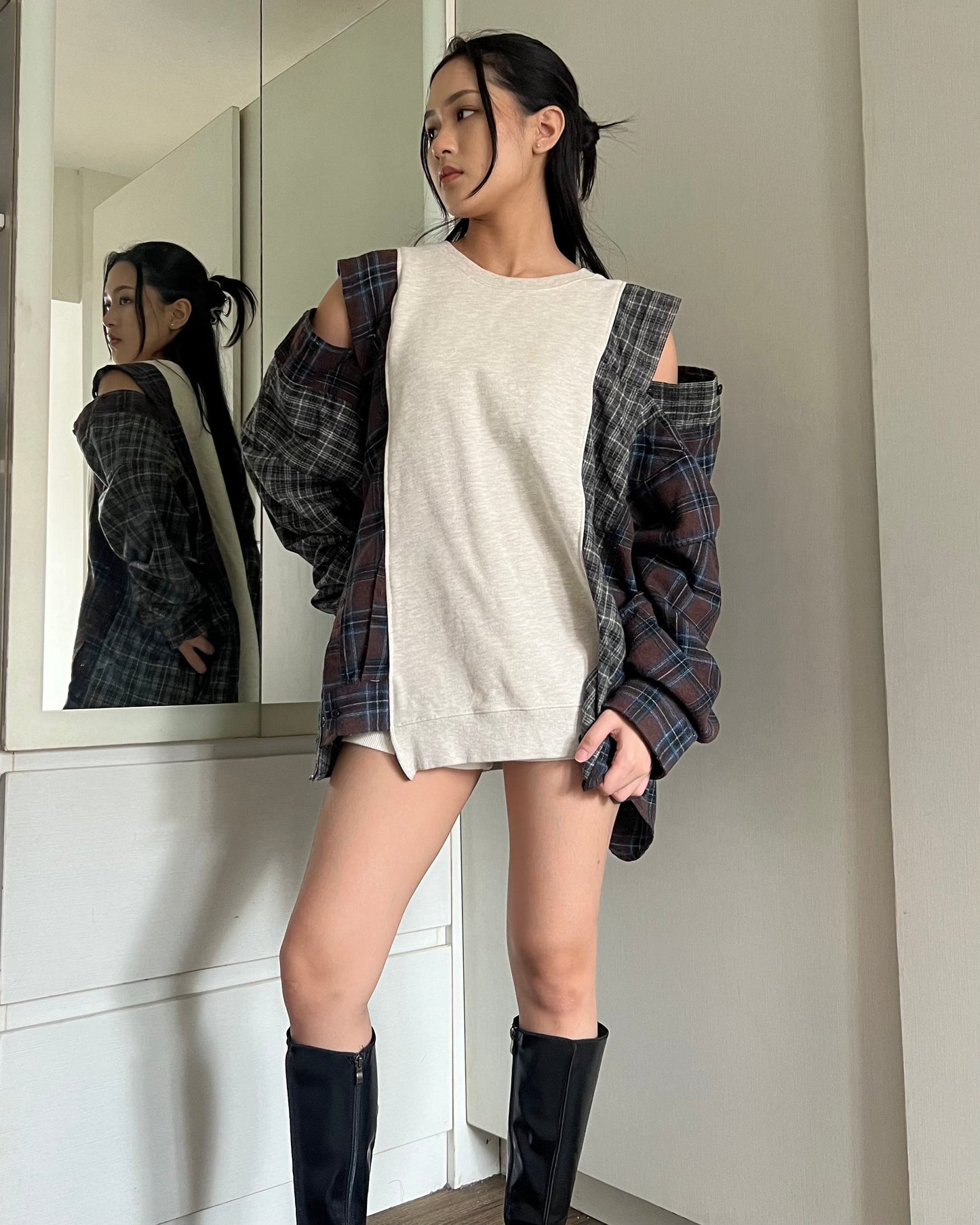 Deconstruct Flannel Shirt 038