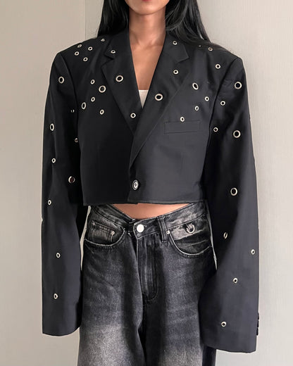 Eyelet Blazer 004