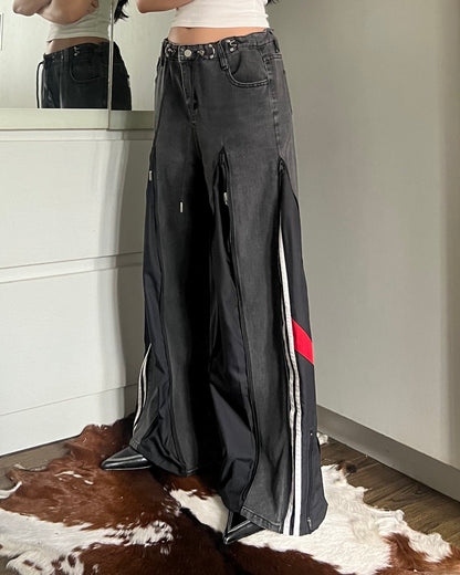 [BIG SIZE] Zipper Pants 057