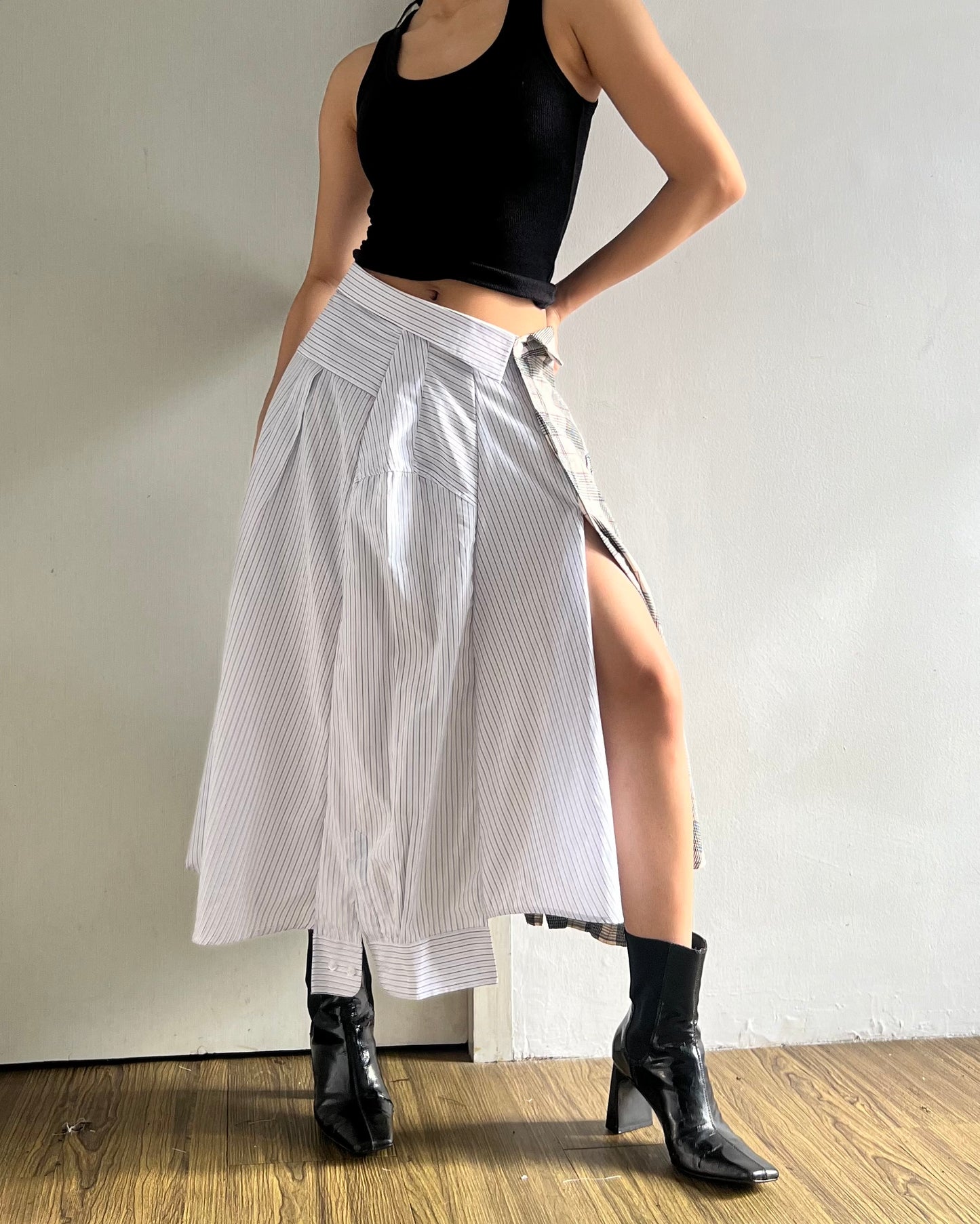 Button-up Maxi Skirt 028
