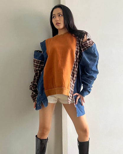 Flannel Sweater 071