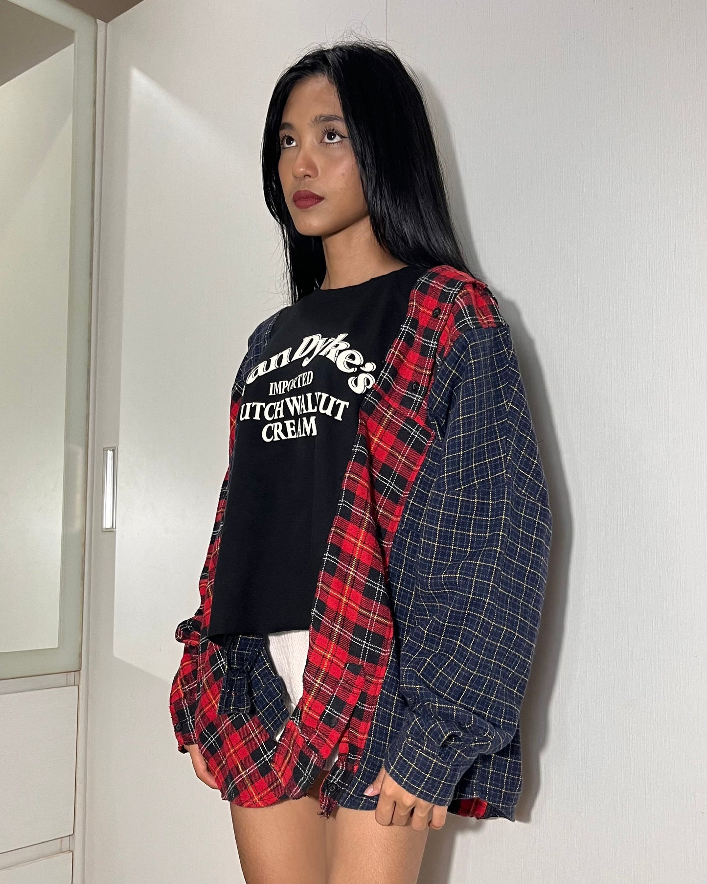Deconstructed Flannel Shirt 006