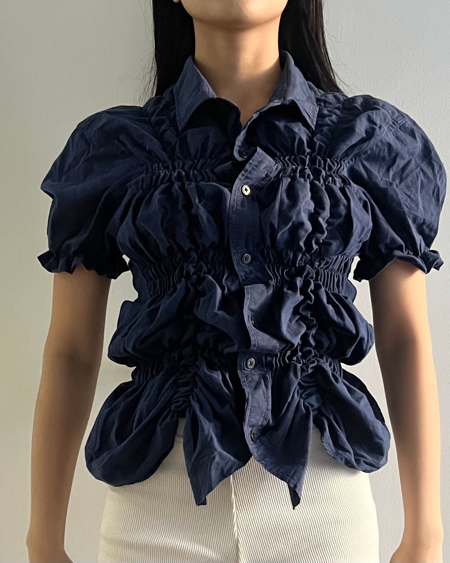 Ruched Shirt 004