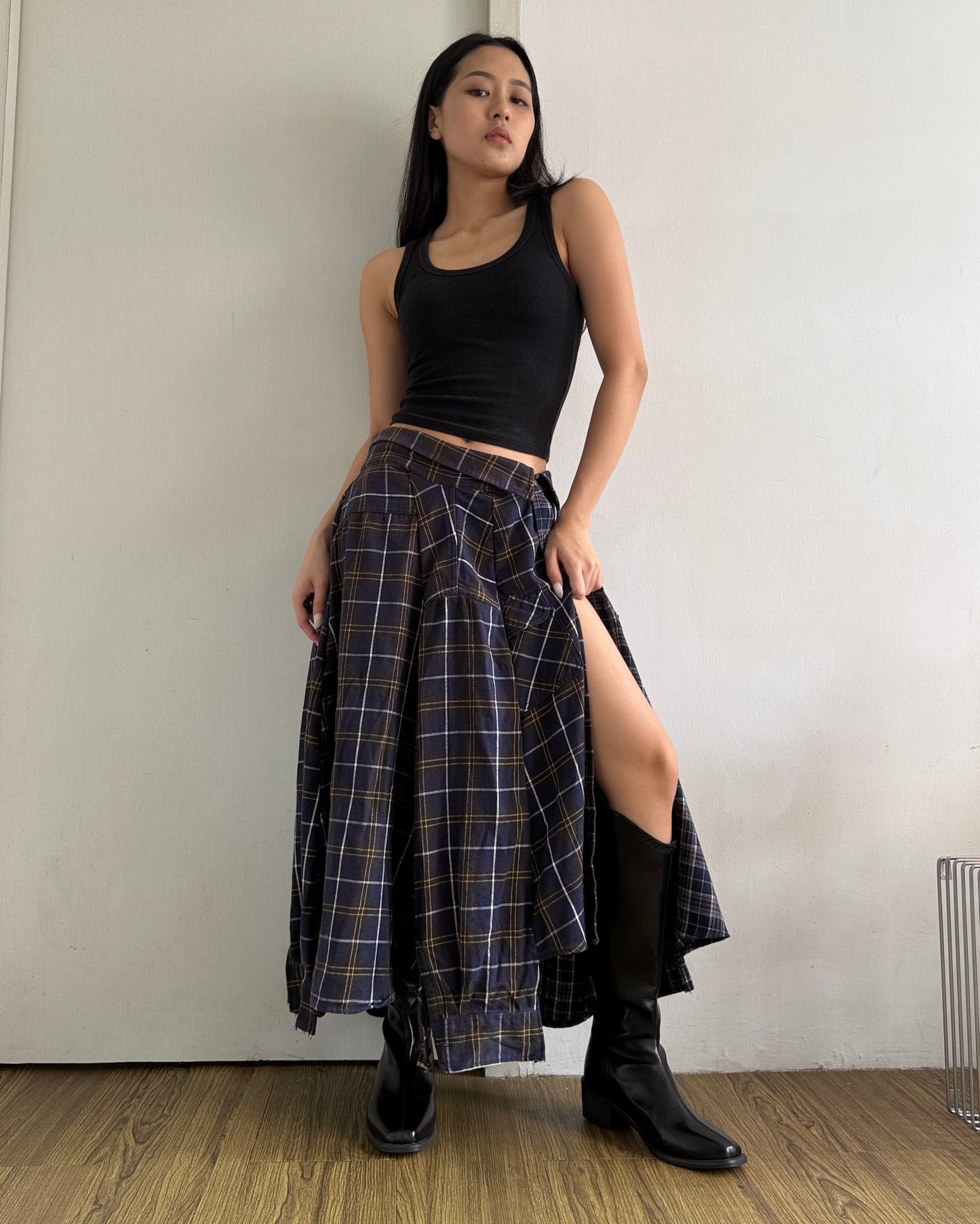 Button-up Maxi Skirt 057