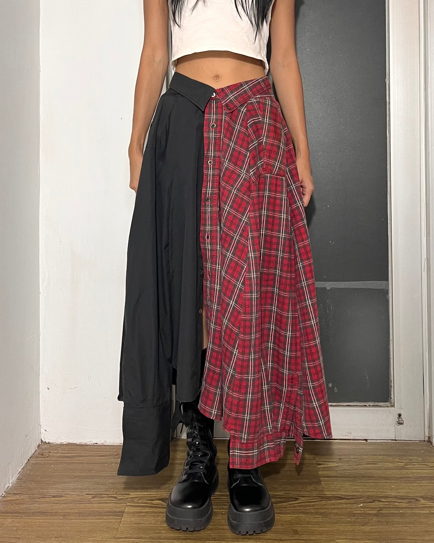 Button-up Maxi Skirt 006