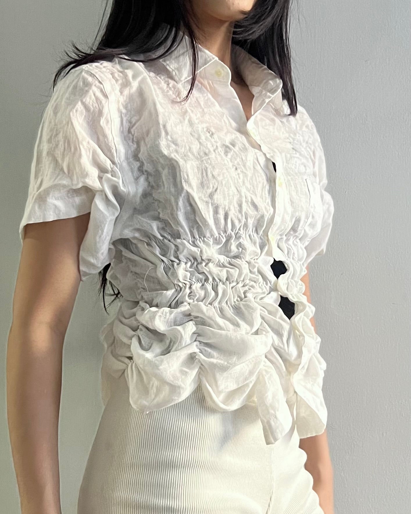 Ruched Shirt 014