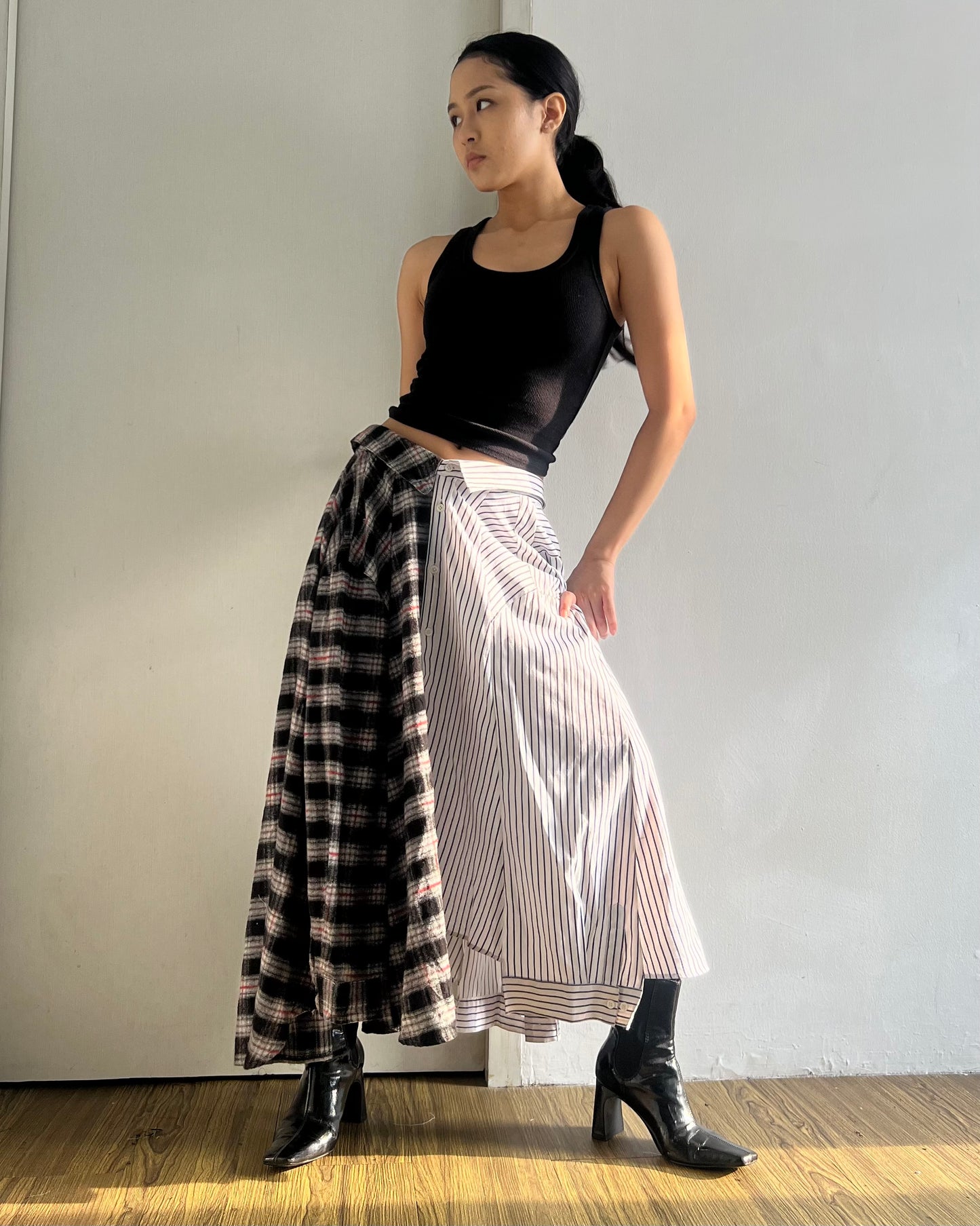 Button-up Maxi Skirt 026