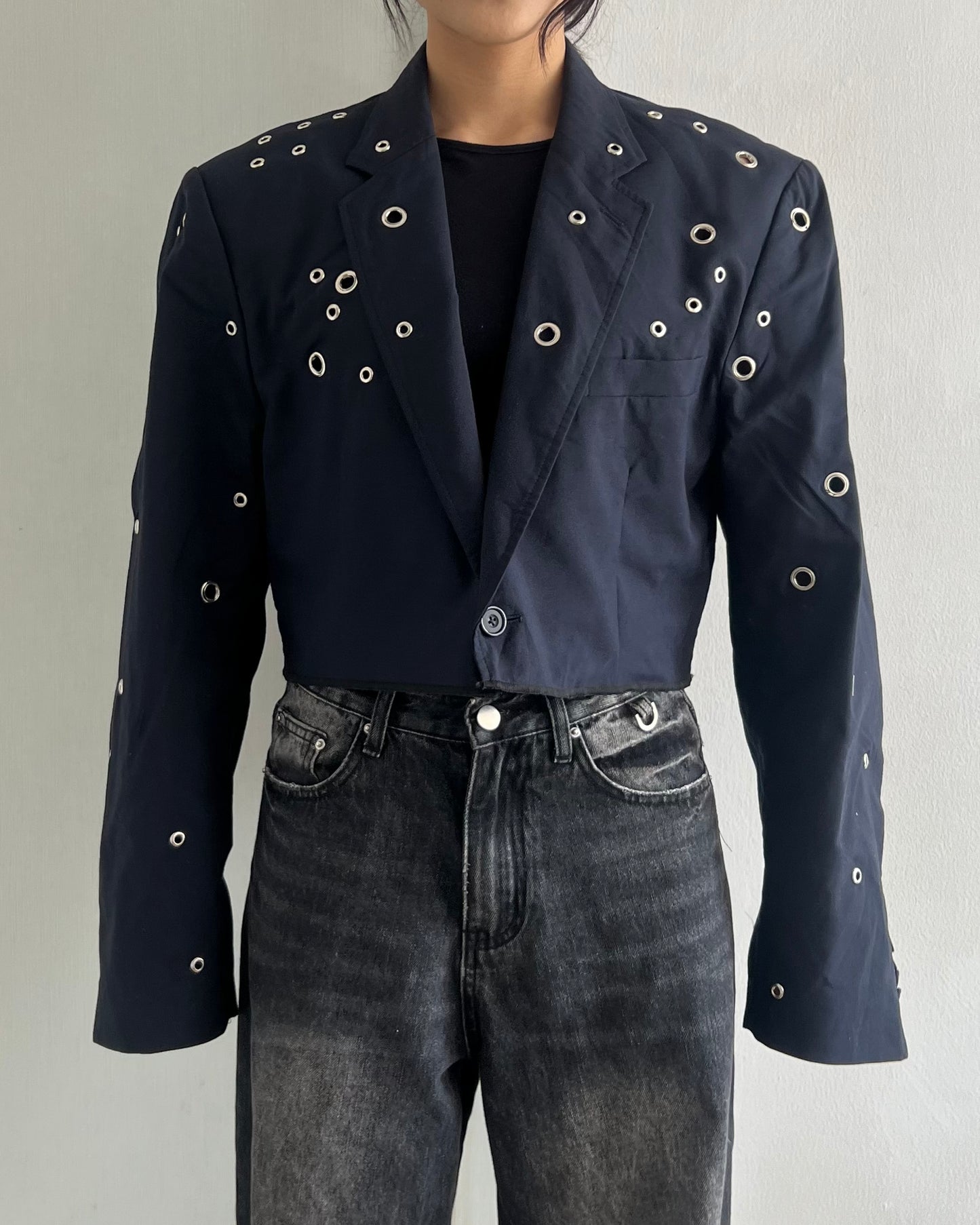 Eyelet Blazer 029
