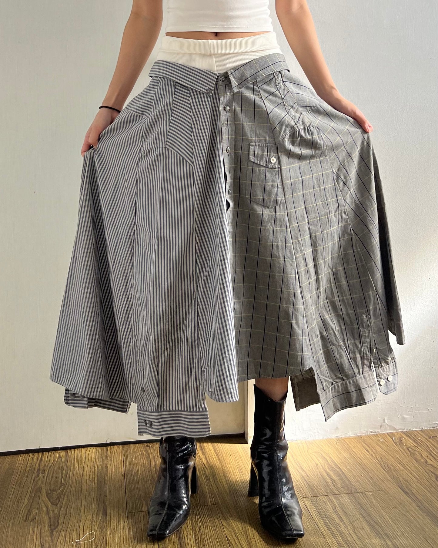 Button-up Maxi Skirt 023