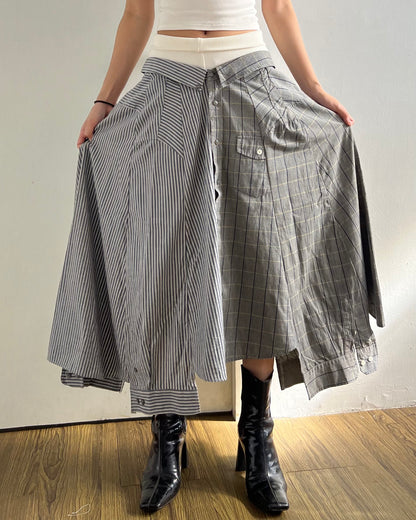 Button-up Maxi Skirt 023