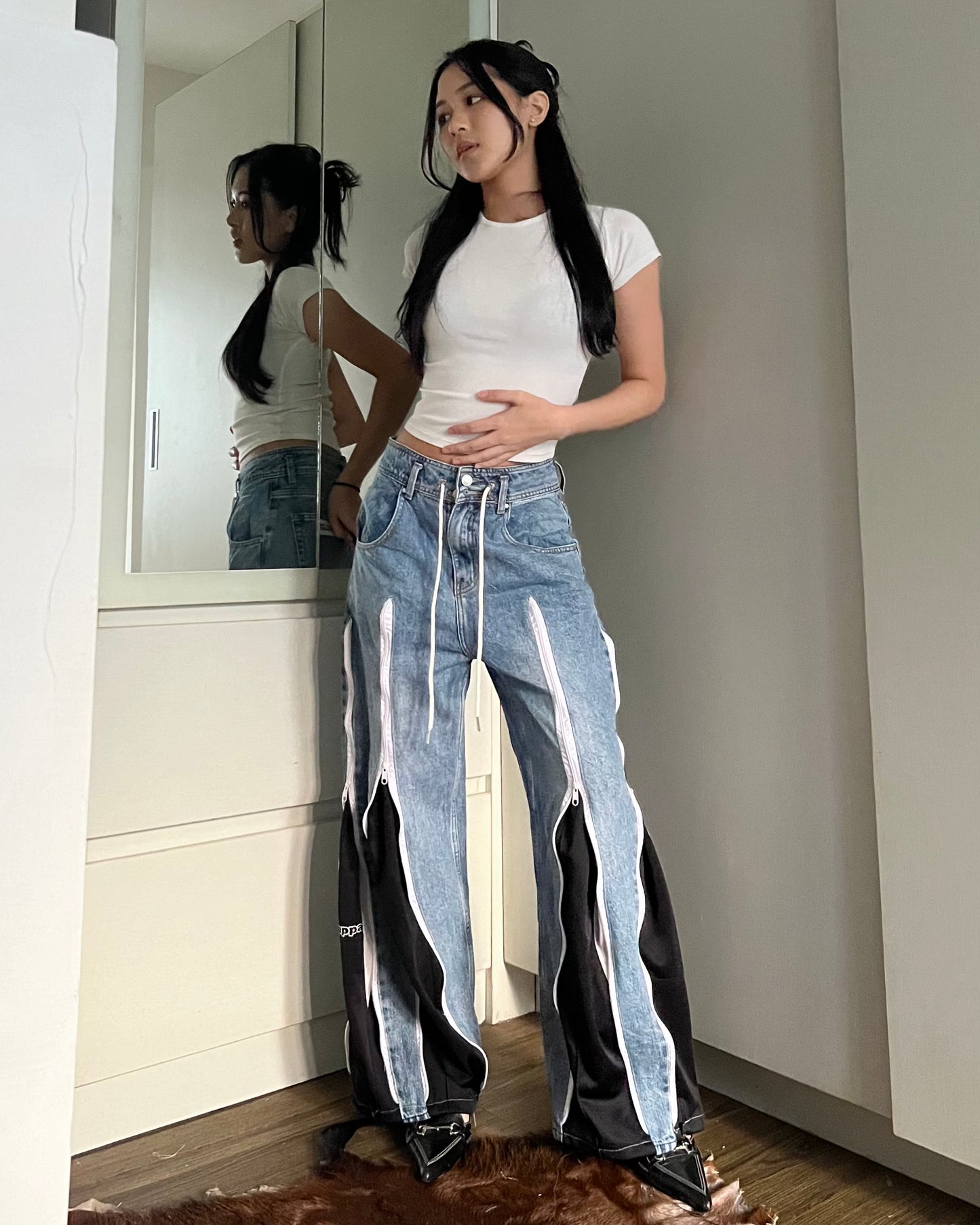 Zipper Pants 090