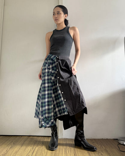 Button-up Maxi Skirt 085