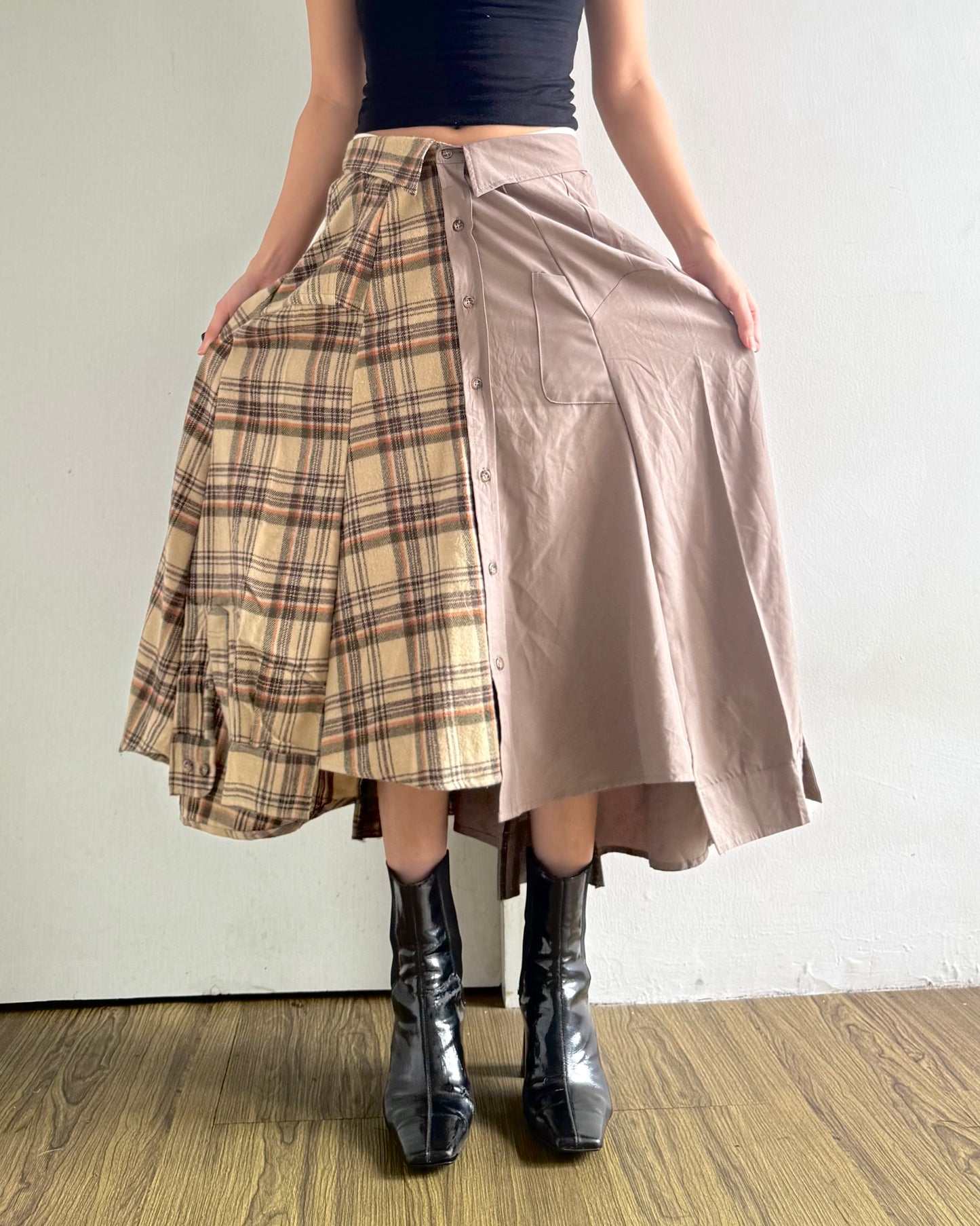 Button-up Maxi Skirt 046