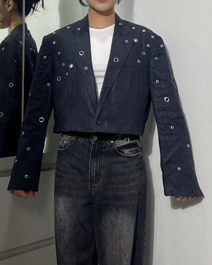 Eyelet Blazer 017