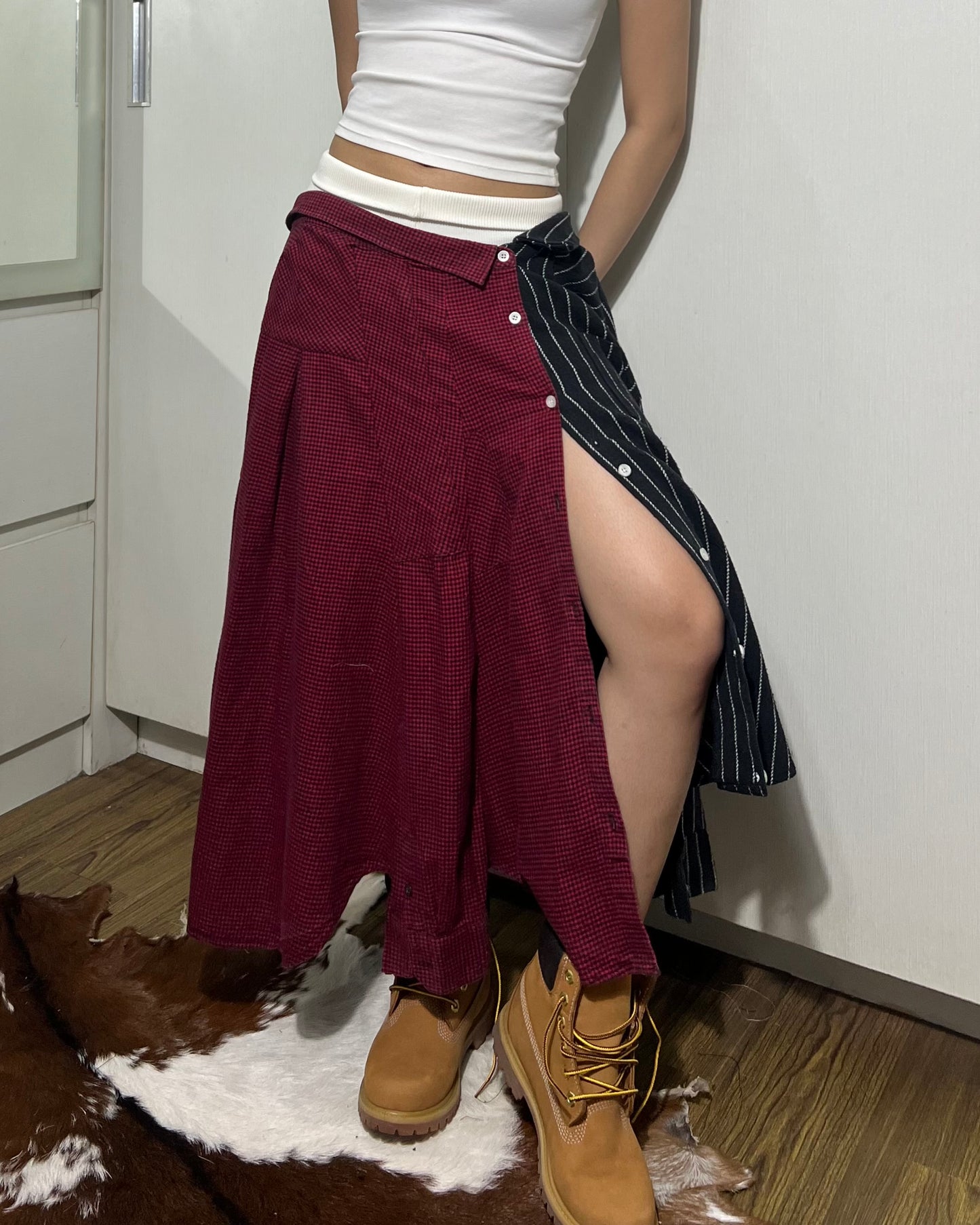 Button-up Maxi Skirt 018