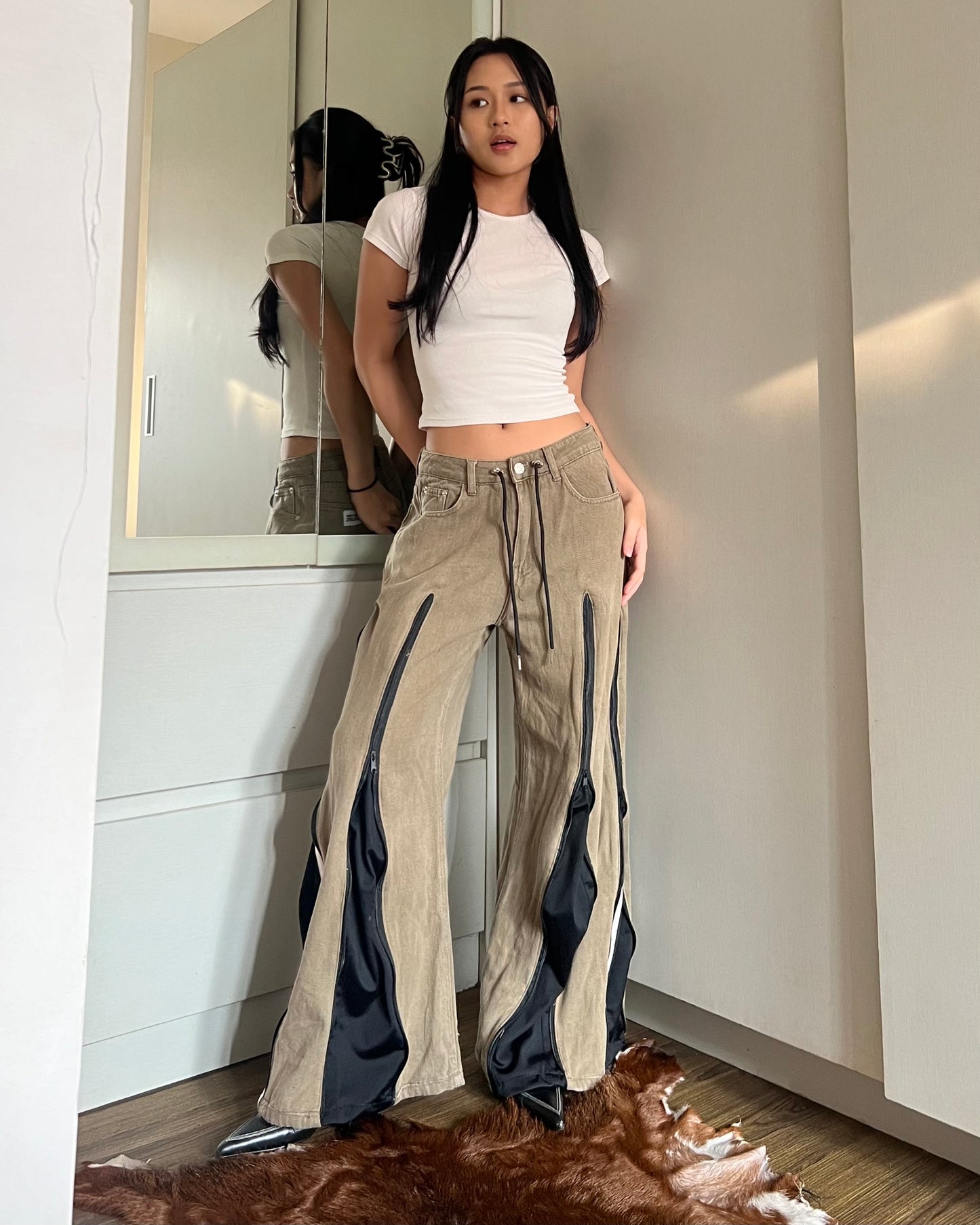 Zipper Pants 0100