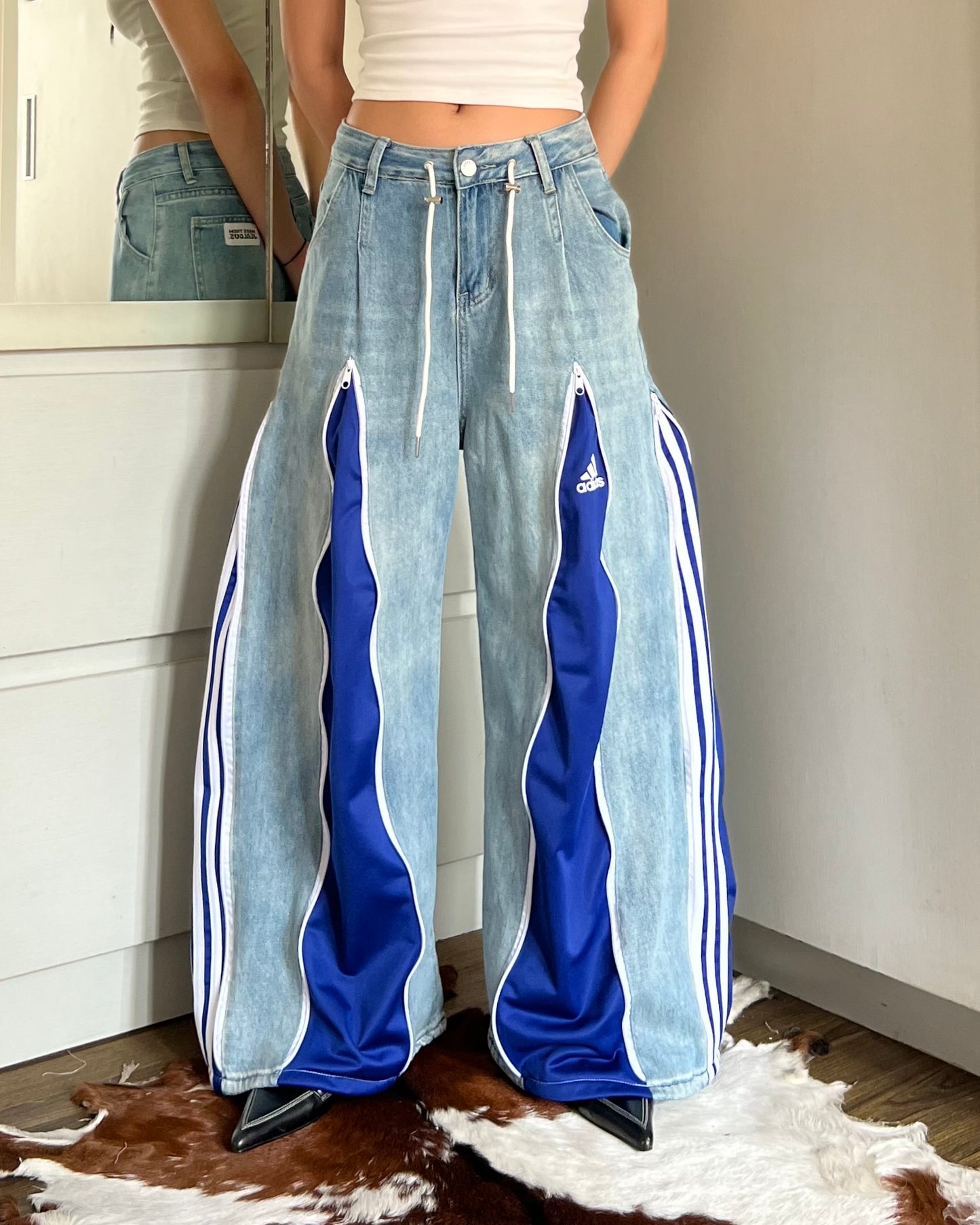 Zipper Pants 046
