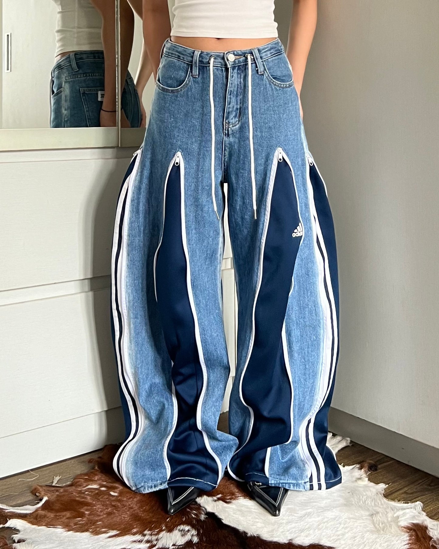 Zipper Pants 052