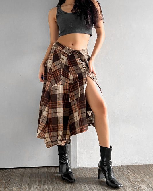 Button-up Maxi Skirt 038