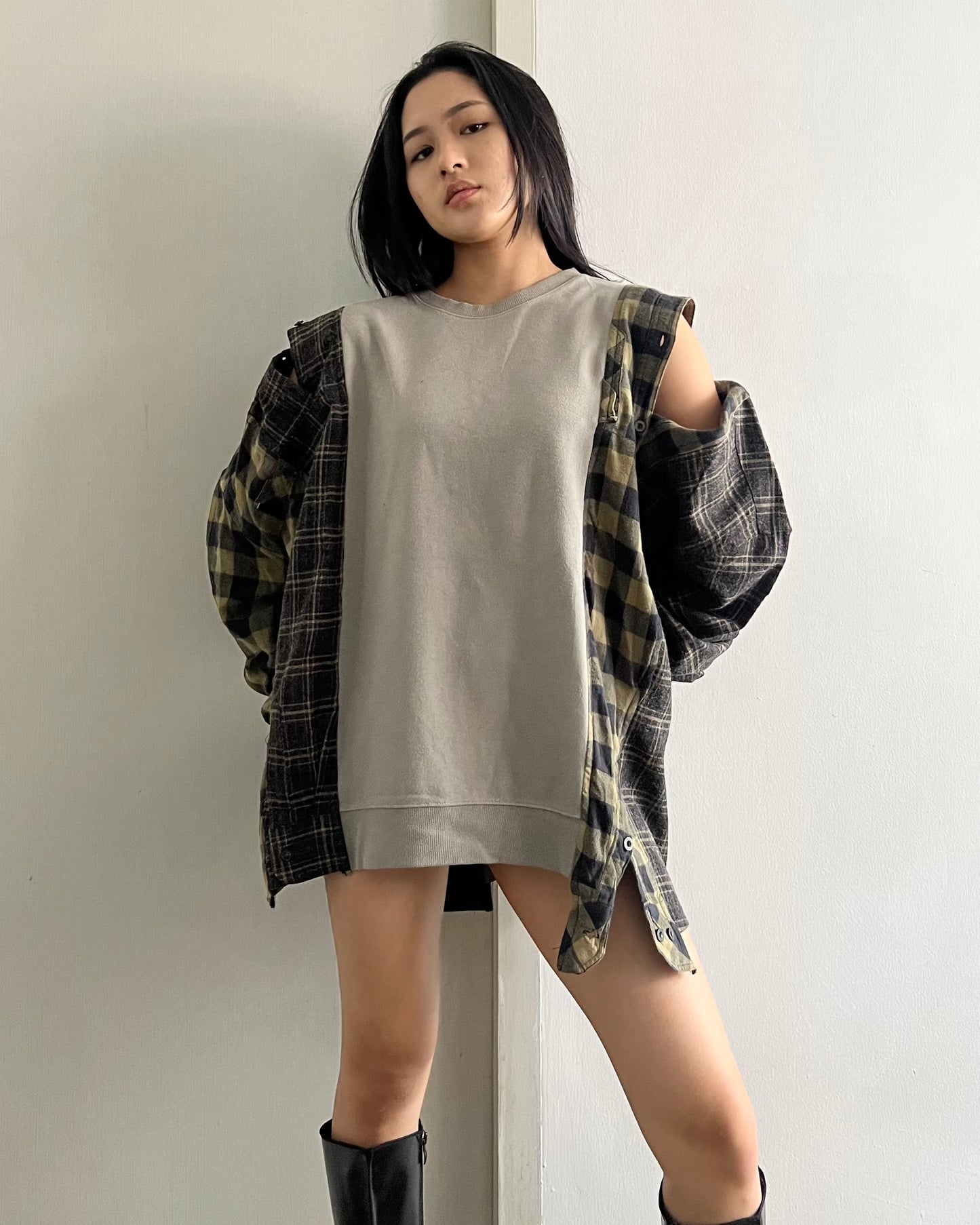 Flannel Sweater 057